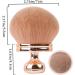 Self Tanner Brush Oval Self Tanning Brush 2.8" Dia. Large Body Brush Makeup Soft Reusable Sunscreen Applicator for Makeup Legs Arms Face Body Rose Gold Rose Red - Buy Online on GoSupps.com