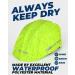 Victgoal Waterproof Bicycle Helmet Rain Cover - Neon Yellow with Reflectors | Unisex Elastic Cap for Ultimate Protection - Buy Online on GoSupps.com