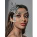 Aukmla 1920s Flapper Headband - Silver Rhinestone Leaf Pearl Headdress for Women and Girls - Buy Online on GoSupps.com