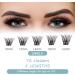 SISILILY Cluster Lashes 72 Lash Clusters C D Curl DIY Lash Extensions Reusable False Eyelashes 10-16mm (DM27-mix) - Buy Online on GoSupps.com