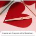 Rubis Classic Heart - Professional Eyebrow Tweezers Slanted Tip with Engraved Heart - Slanted Tweezers for Eyebrow Plucking and Hair Removal - Buy Online on GoSupps.com