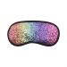 Glitter Rainbow Sequin Sleeping Eye Mask Cover Cute Blindfold Soft Silky Sleep Aid Eyeshade for Women Girls Kids Traveling Multicolored