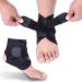 Ankle Support Brace for Sprained Ankle Recovery - Adjustable Compression Wrap for Men and Women - Effective Plantar Fasciitis Relief - Durable Medical Equipment