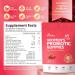 VivoNu Probiotiques pour Femmes Gommes Bien- tre F minin | 18 Souches de Lactobacillus | Jusqu 60 Milliards UFC/Jour | Vitamine C | Go t Canneberge | 60 Gommes 60 Gommes - Canneberge - Buy Online on GoSupps.com