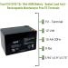 CA12100 12V 10Ah AGM Battery - Sealed Lead Acid | Rechargeable & Maintenance Free - Fast International Shipping - Buy Online on GoSupps.com