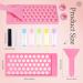 RONRONS Lip Balm Crafting Kit - DIY Lip Care with 50 Twist Cap Tubes Professional Filling Tray & Spatula | Perfect for Valentine's Day & Christmas Gifts - Buy Online on GoSupps.com