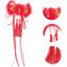 minkissy Large ribbon temperament hairpins tassel girls hair barrettes red hairpin hair accessories girl child Asia issue card hanfu hair accessories China Hanfu hair clips - Buy Online on GoSupps.com