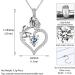 Cute Cat Necklace with Sparkling Zirconia Crystal Birthstone Pendant Necklace for Girls Womens White Gold Over 925 Sterling Silver Animal Necklace Birthstone Jewelry Sweet Present Girlfriend Sisters D April-Diamond - Buy Online on GoSupps.com