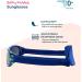 Kiddus Baby Sunglasses for Newborn Boys Girls Toddler | Blue Dino Pattern | UV400 Protection | Ages 0 months-2 years - Buy Online on GoSupps.com
