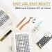 D-16mm Cluster Lashes | 72 Soft Wispy Clusters for DIY Eyelash Extensions at Home - B&Q - Buy Online on GoSupps.com