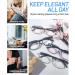 OCCI CHIARI Reading Glasses for Men & Women - Magnification 0.00 to 3.50 - Stylish A-Black/Transparent - International Shipping Available - Buy Online on GoSupps.com