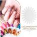  BIUDECO 1 Card Presentation Nail Color Wheel Display Nail Art Color Card Manicure Nail Wheel Color Card Gel For Nail Polish - Buy Online on GoSupps.com