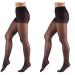 Truform Compression 8-15 mmHg Sheer Pantyhose Black Queen Plus 2 Count (1765BL-QP 2PK) Queen Plus (Pack of 2) Black