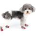 Zweitea Dog Boots - Summer Non-Slip Adjustable Reflective Soft Breathable Mesh - Heat-Resistant for Hot Asphalt - Red Size L (4 Pack) - Buy Online on GoSupps.com