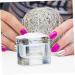 POPETPOP Heart Glass Nail Cups Nail Liquid Dish Acrylic Nail Dish Nail Dappen Dish Bowl Liquid Powder Crystal Cup Crystal Dappen Dish Diamond Crystal Glass Heart-shaped 7x6.5cm As Shown - Buy Online on GoSupps.com