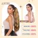 Yeeshedo Long Ponytail Hair Extension for Black Women | Curly Clip-in Synthetic Hair (Blonde Brown) - Perfect for a Stylish Look - Buy Online on GoSupps.com