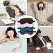 HEALLILY 4Pcs Adjustable Blackout Sleep Mask - Silk Eye Cover for Travel & Camping - Comfort & Style for Women - Buy Online on GoSupps.com
