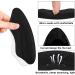 12 Pcs Premium Heel Inserts for Women & Men - Self-Adhesive Heel Protectors for Shoes Too Big - Heel Grips Liners for Relief of Heel Pain - Black & White - Buy Online on GoSupps.com