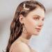 6PCS Star Hair Clips - Non-slip Metal Barrettes with Rhinestone and Pearl - Women's Silver Golden Hair Accessories - Buy Online on GoSupps.com