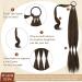 Sofeiyan Long Braid Ponytail Extension with Hair Tie Straight Sleek Wrap Around Hair Extensions Braid Pony Tail Fluffy Natural Soft Synthetic Hairpieces for Women Daily Wear 30 inch-Black Mixed Brown 30 Inch (Pack of 1) Black Mixed Brown - Buy Online on GoSupps.com