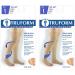Buy Truform Compression Thigh High Stockings 20-30 mmHg Open Toe - Beige Small (Pack of 2) for International Shipping - Best Knee Support & Comfort - Buy Online on GoSupps.com
