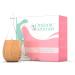 Raindrop 2.0 Nebulizing Diffuser - Essential Oil Aromatherapy with Light-Colored Wood Base | International Shipping Available - Buy Online on GoSupps.com
