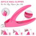 MORGLES 500 Pcs Clear Nail Tips Set with Glue and Tools - Acrylic Coffin Nail Extensions, Nail Clipper, Files, Cuticle Pusher - Fake Nails Kit - Buy Online on GoSupps.com