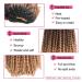 Spring Twist Crochet Hair 8 Inch - 3 packs of Bomb Twist Fluffy Ombre Braiding Hair Extensions in Black/Brown/Light Brown - Afro Curly Synthetic Braids - Buy Online on GoSupps.com