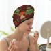 Frogs and Mushrooms Microfiber Hair Towel | Super Absorbent Coral Velvet Wrap for Long Curly & Thick Hair - Quick Drying Hair Cap for Women - Buy Online on GoSupps.com