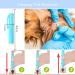 Nutabevr Tick Remover Set for Dogs Cats & Humans | 4-Piece Kit with 3 Hooks & Tweezers | Fast & Reliable Tick Removal - Buy Online on GoSupps.com