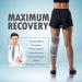 Medical Grade Professional Knee Brace Compression Sleeve - Meniscus Tear, Arthritis & Joint Pain Relief - N2/Grey 3XL - Buy Online on GoSupps.com