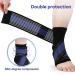 Ankle Brace for Men & Women - Compression Sleeve & Wrap for Sprained Ankle & Achilles Tendonitis - One Size Blue - Buy Online on GoSupps.com