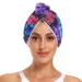 Purple Red Jellyfish Hair Towel 2 Pack Super Absorbent Hair Drying Towel Quick Dry Hair Turbans Head Towel with Button Twisty Wrap for Women Girls