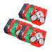 LALAFINA 12pcs Christmas Non-woven Candy Wrapping Bag Christmas Bags Candy Pouch Lamination Storage Bag
