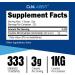 CLN Labs 1kg Creatine Monohydrate Powder | 200 Mesh Fine Grade Pure & Easy Mix | Unflavoured with Scoop | Made in UK - Buy Online on GoSupps.com