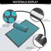 Acupressure Mat & Neck Pillow Set for Pain Relief - Pure Cotton, Carry Bag Included - Gray - Buy Online on GoSupps.com