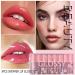 HONGZHUANG 8PCS High Shimmer Liquid Lip Gloss Set - Glitter Nude Lipstick Kit for Full & Charming Lips - Moisturizing Gift Box for Women and Girls - Buy Online on GoSupps.com