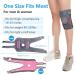 Leegosun Knee Braces For Men & Women Compression Knee Stabilizer Adjustable Knee Support Sleeve Enhanced Support Open Knee With Patella Gel Patella Stabilizer For Arthritis Meniscus Tear Injury Recovery Joint Pain Relief ACL Workout (Dark Grey) - Buy Online on GoSupps.com
