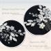 Jakawin Bride Wedding Hair Comb HC034 - Silver Bridal Hair Accessories for Women and Girls - Buy Online on GoSupps.com