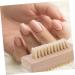 SKISUNO Wooden Nail Cleaning Brush Fingernail Cleaner Wood Nail Brush Wood Fingernail Scrubbing Brush Bristle Nail Scrubber Tool Hard Bristle Nail One Double Sided Wood Tools Bamboo Miss - Buy Online on GoSupps.com