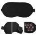 Tourmaline Ochre Cotton Sleep Eye Mask - Fatigue Relief Aid for Deep Sleep | Adjustable Tightness | Relieve Eyes and Head Fatigue - Buy Online on GoSupps.com