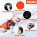 Jodsen Dog Jacket Winter Waterproof Dog Coat Reversible Warm and Cozy Dog Jacket Puppy Warm Jacket Apparel Vest Reflective Vest Clothes Windproof Dog Cold Weather Jacket Small Medium Dog (Orange L) L Orange - Buy Online on GoSupps.com