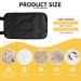 SHCHME 2 PCS Castor Oil Pack Reusable Castor Oil Pack Wrap Kit Organic Castor Oil Pack for Liver Detox with Storage Bag for Aid Sleep Digestive Constipation (Oil Not Included) (Black) - Buy Online on GoSupps.com