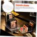 BIUDECO Cosmetic Storage Box Liquid Eye Shadow Eyeshadow Storage Acrylic Eyeshadow Lip Gloss Plastic Dog Transparent 17x12.5cm - Buy Online on GoSupps.com