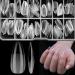 Venares Nail Tips for Gel Nails 120 Pieces Short Artificial Nails Set 12 Sizes Gel Nails Nail Tips with Box Nail Tips Set for Nail Salon at Home (Medium Almond) 1. Medium Almond