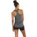 Icyzone Women's Workout Tank Tops - Racerback Athletic Yoga Shirts (Pack of 3) - Royal Blue/Purple/Charcoal - Medium - Buy Online on GoSupps.com