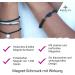 Magnetix Wellness Magnetic Bracelet Maori Hei-Matau | Elastic Lava Bead Bracelet with Magnet | Matte Black Magnetic Jewelry | XL Fragrance Saver - Buy Online on GoSupps.com