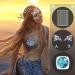 Mermaid Costume for Women: Face Gems, Glitter, Stencils - Festival Party Makeup Kit - Buy Online on GoSupps.com