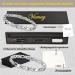 Vicmag 2 PCs Magnetic Hard Band Bracelet for Women - Ultralight Titanium Gift with Distant Tool (Silver Fishtail & Love) - Buy Online on GoSupps.com