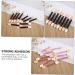 BIUDECO 40pcs Sponge Stick Glitter Eyeshadow Brush Eyeshadow Brush Double End Flat Makeup Brush Plastic Abs - Buy Online on GoSupps.com
